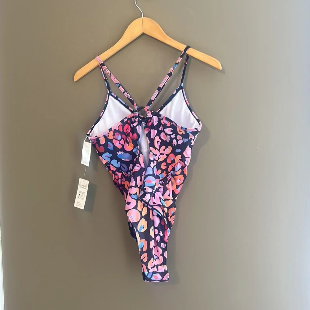 NWT Cupshe multicolor leopard swimsuit